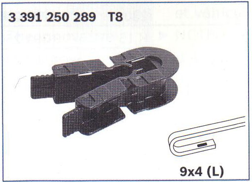 Щетка стеклоочистителя Bosch Twin грузовой N73